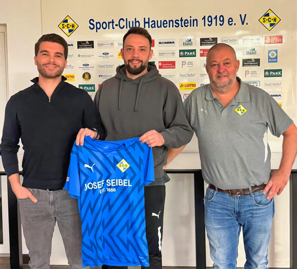 v.l.n.r. Christof Seibel, Philipp Weishaar und SCH-Vorstand Udo Memmer